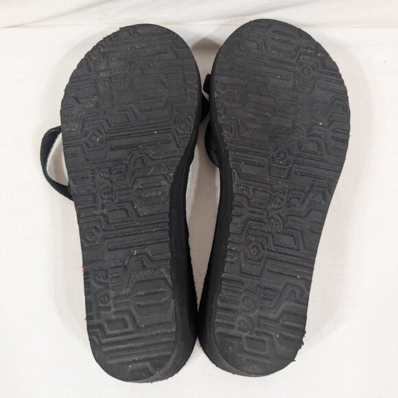Teva Black Strappy Mush Sandals - Picture 3 of 4